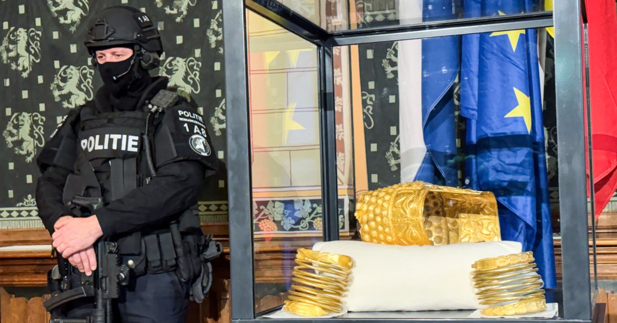 Un año después se encuentra un antiguo casco dorado robado en un museo holandés