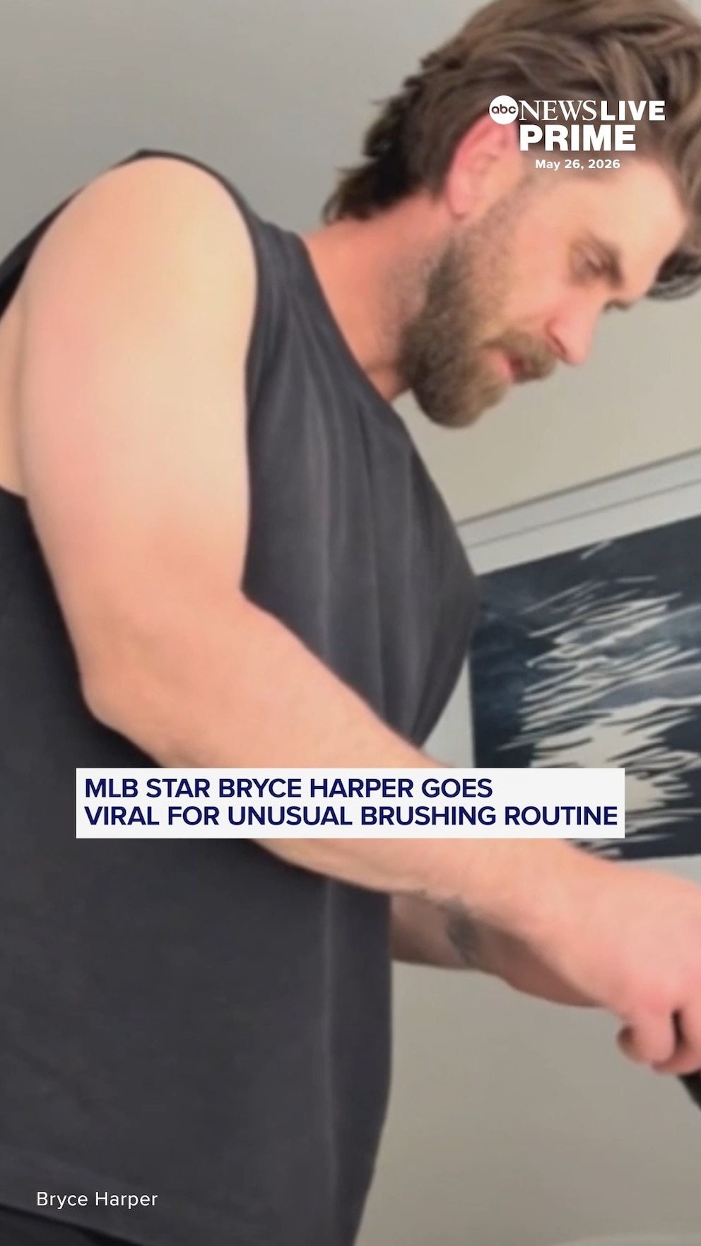 MIRA: La estrella de la MLB se vuelve viral por su inusual rutina de cepillado