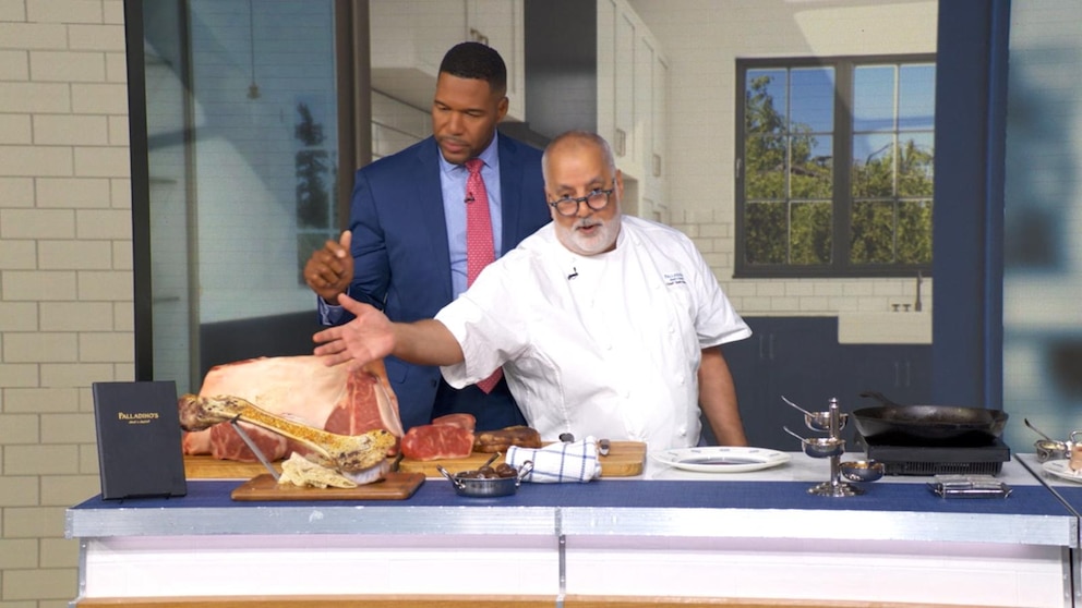 MIRAR: El chef Sam Hazen comparte la receta de bistec favorita de Michael Strahan