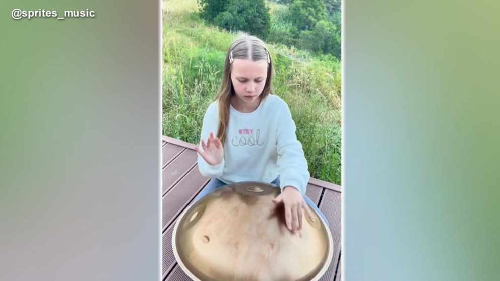 MIRAR: Chica sin formación musical sorprende con su talento Handpan