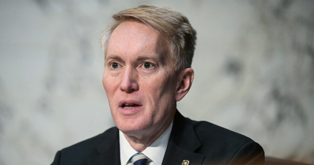 El senador James Lankford dice que el Congreso debería ratificar cualquier acuerdo que Trump haga con Irán