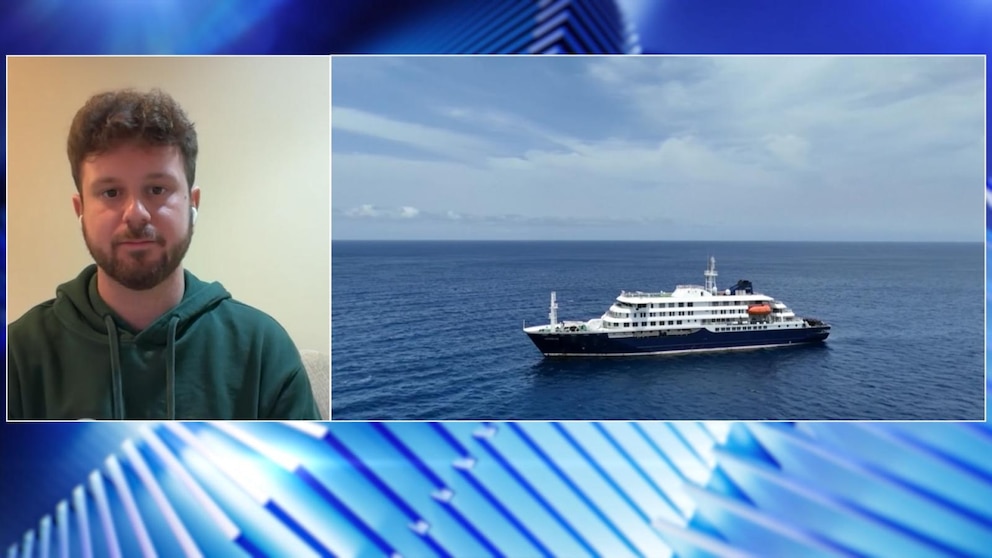 MIRAR: Blogger de viajes documenta un viaje en crucero con un brote de hantavirus