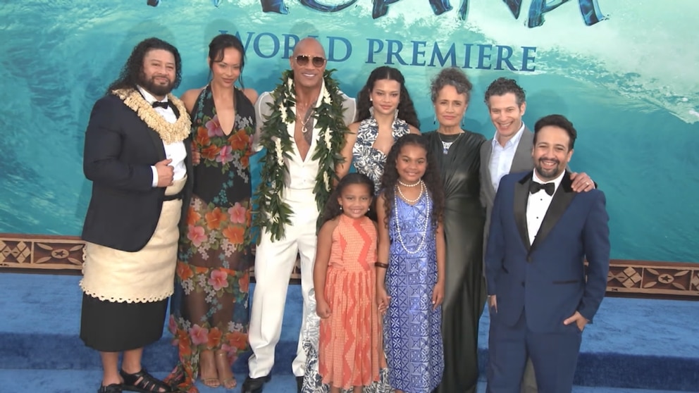 MIRA: Las estrellas de ‘Moana’ celebran el estreno de una película de acción real