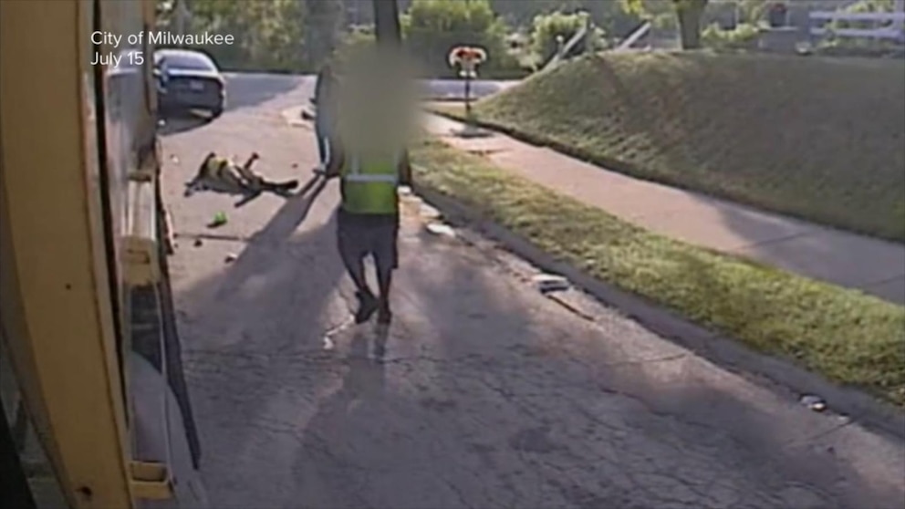 MIRAR: La explosión de un camión de basura en Milwaukee hiere a un trabajador sanitario