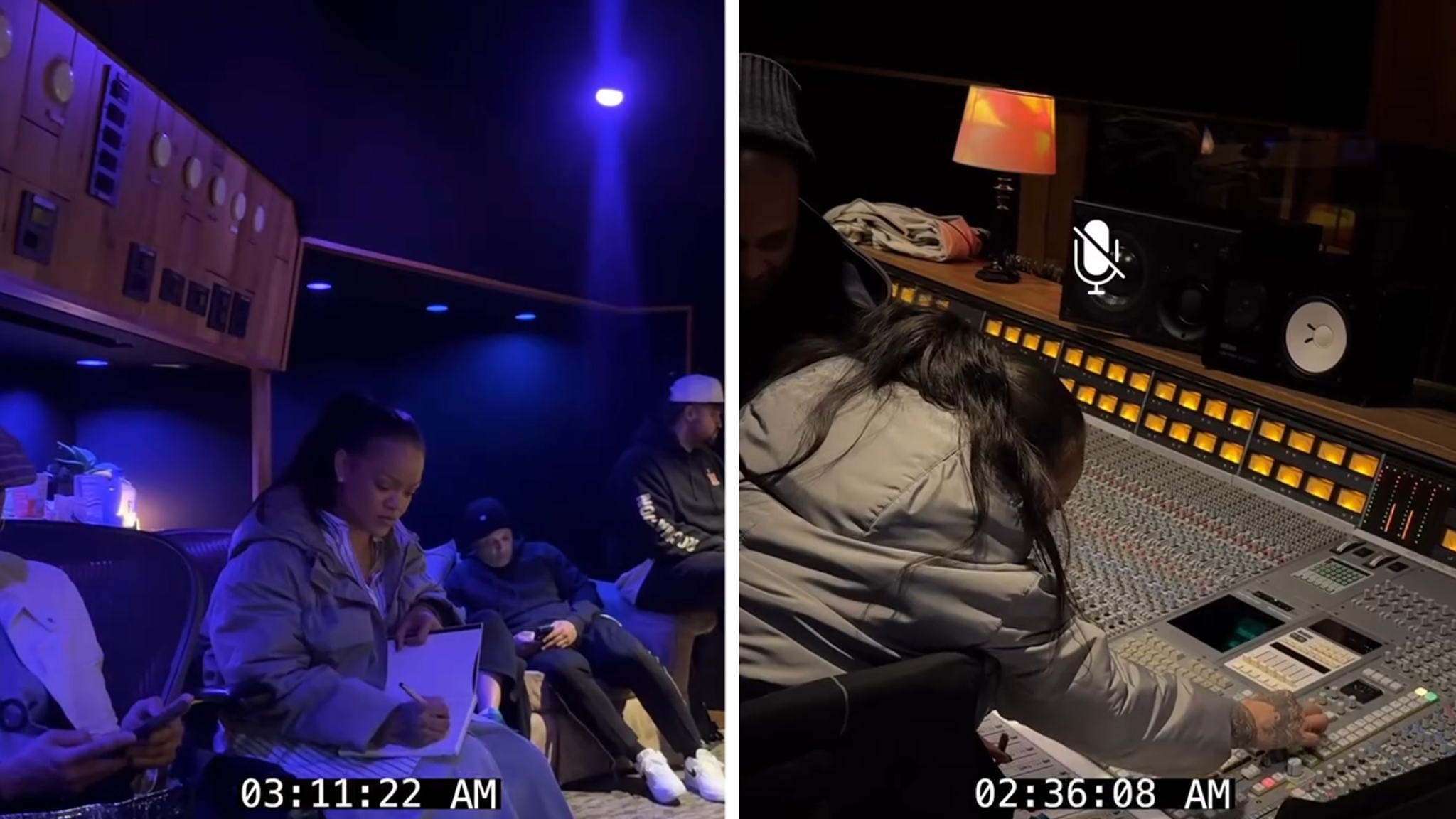 Rihanna comparte un nuevo video de ella en el estudio y genera rumores sobre nueva música