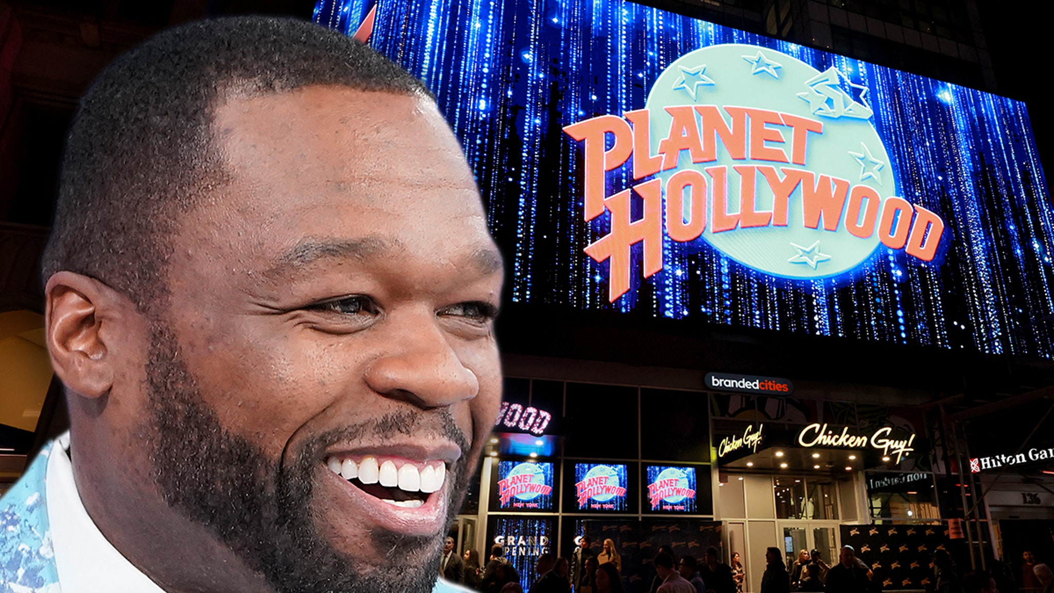 50 Cent expande su imperio con una asociación de 100 millones de dólares con Planet Hollywood en Nueva York