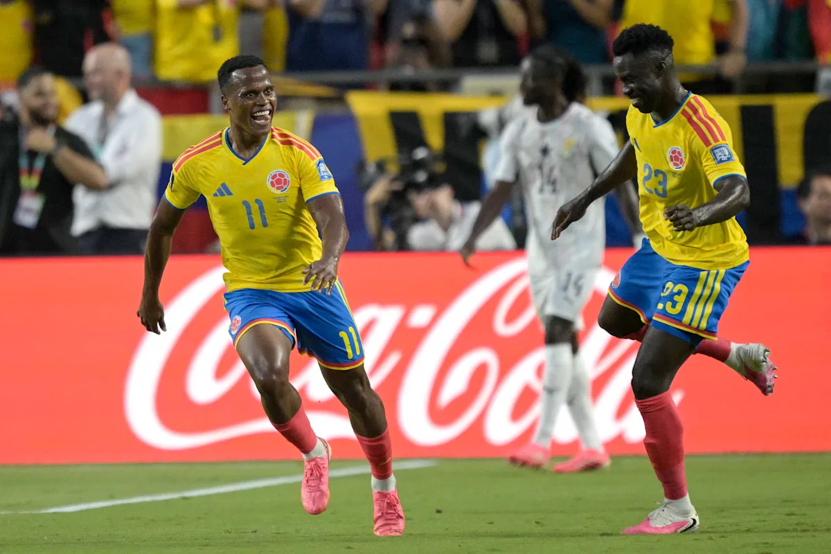 Mundial 2026: Colombia completa octavos de final con victoria 1-0 sobre Ghana