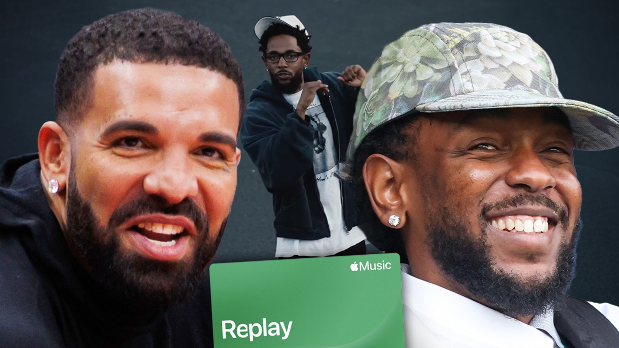 Drake lidera Apple Music 2025, pero también la disidencia de Kendrick Lamar