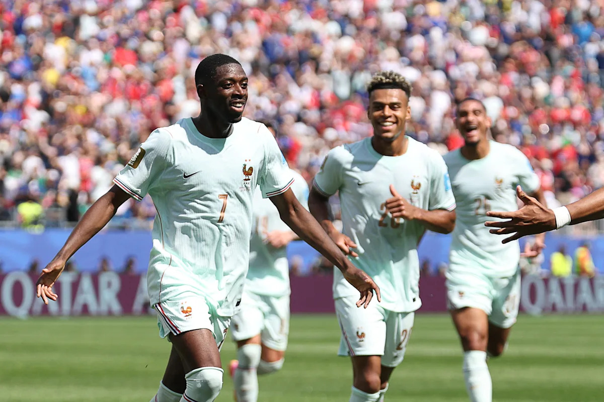 El francés Ousmane Dembélé anota el segundo hat-trick más rápido en la historia de la Copa del Mundo en la victoria por 4-1 sobre Noruega
