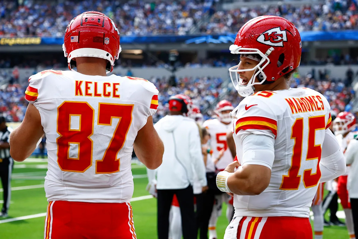 Travis Kelce y Patrick Mahomes supuestamente demandados por una empresa de zapatillas por infracción de derechos de autor