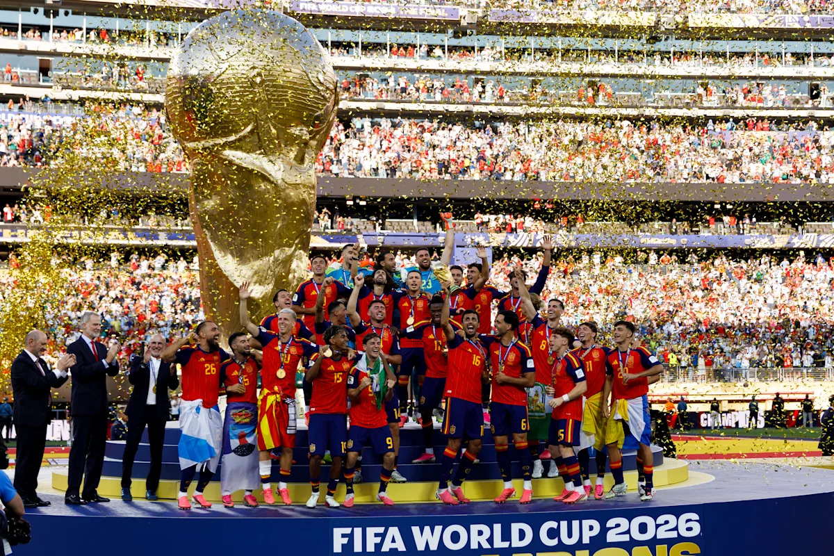 Casi 39 millones de personas vieron a España vencer a Argentina en la final de la Copa del Mundo, estableciendo el récord estadounidense.