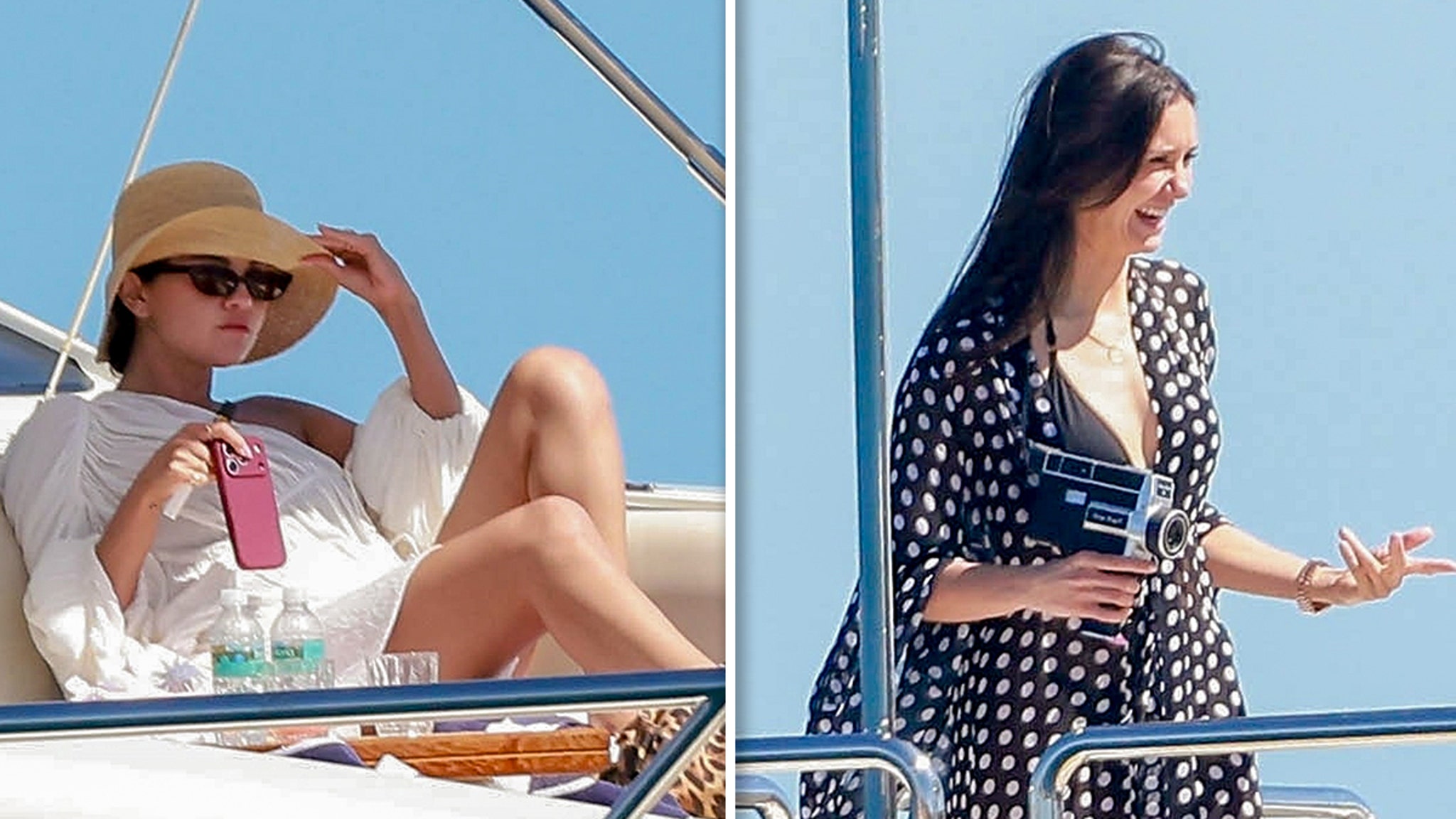 Selena Gomez y Nina Dobrev suben la temperatura en una escapada en yate a Cabo