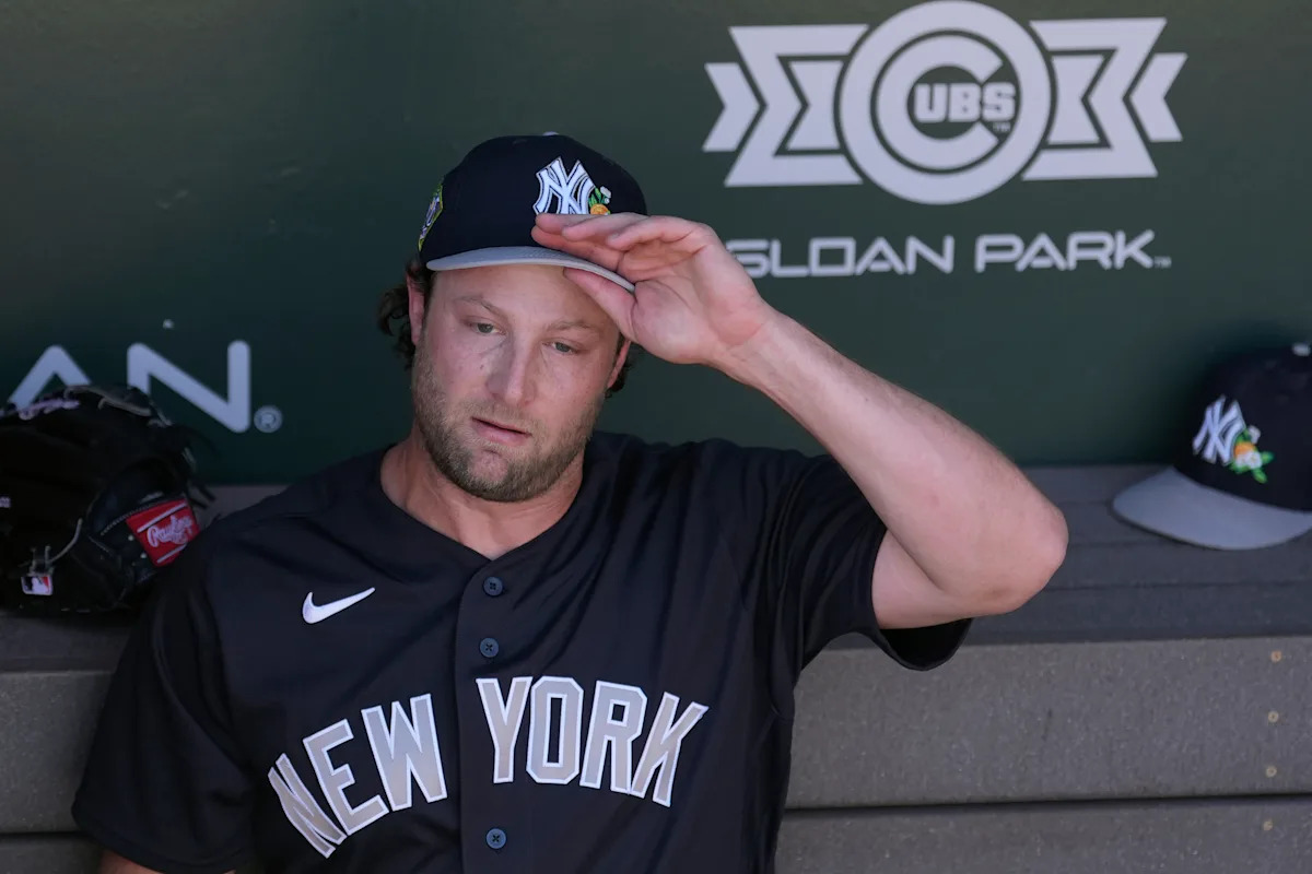 Los Yankees podrían iniciar a Gerrit Cole contra los Rays para el primer partido de la temporada el viernes en lugar de programar el inicio final de rehabilitación.