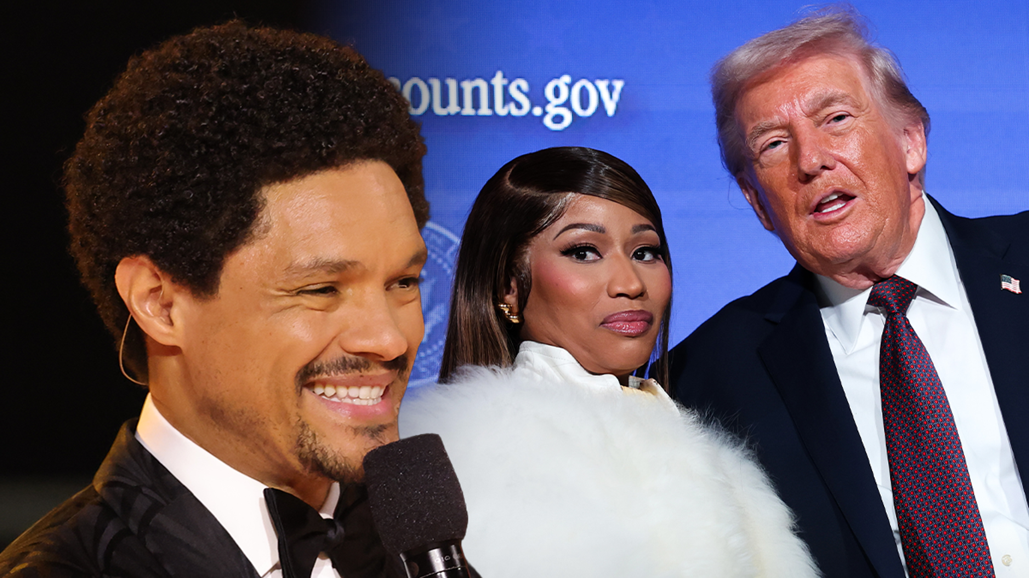 Trevor Noah ataca a Nicki Minaj y Donald Trump en los premios Grammy