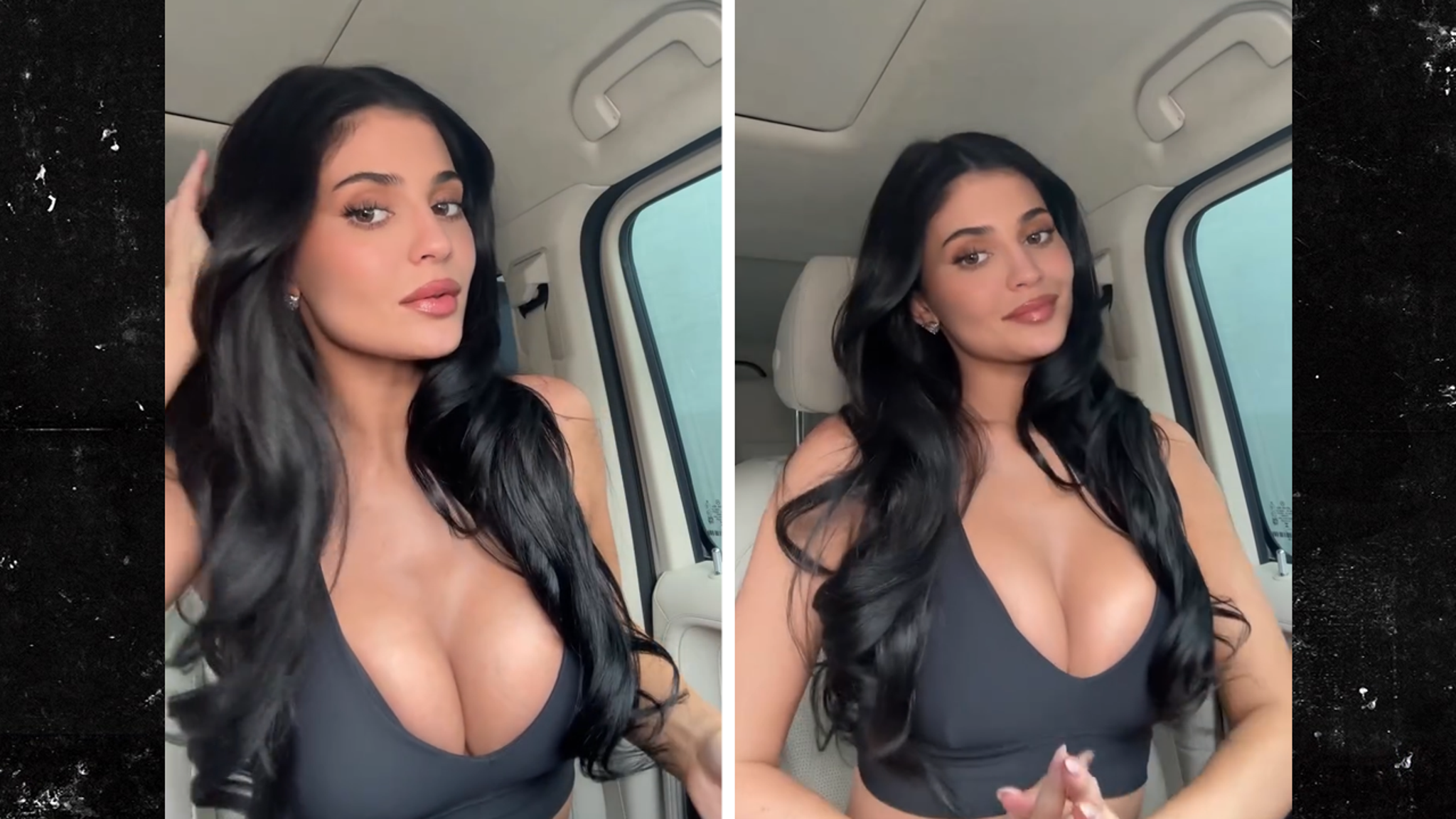 Las enormes tetas de Kylie Jenner se roban el show durante el video tutorial de maquillaje