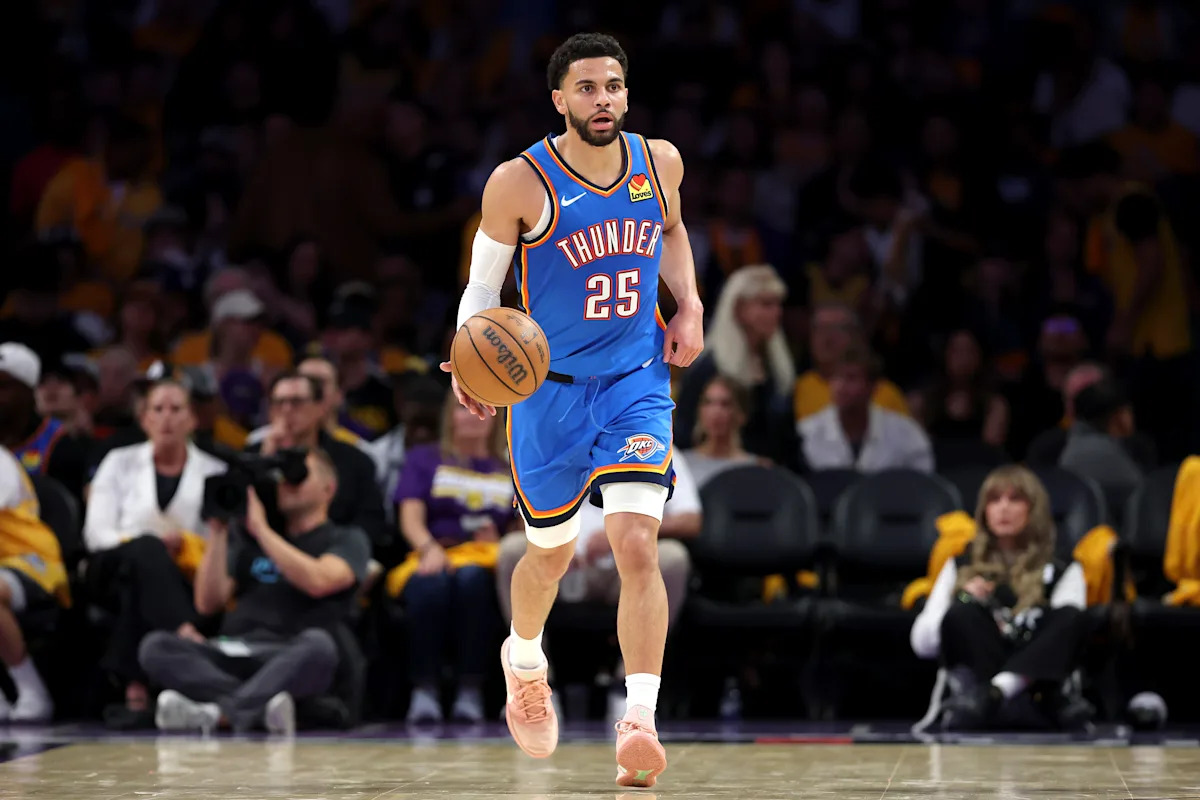El portero del Thunder, Ajay Mitchell, estará fuera del crítico juego 5 contra los Spurs por una lesión en la pantorrilla