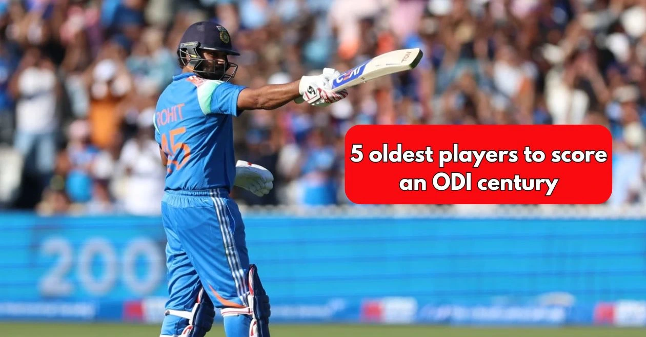 Los 5 jugadores más antiguos en alcanzar un siglo ODI con Rohit Sharma