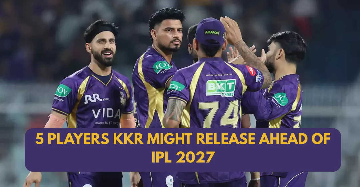 5 jugadores de Kolkata Knight Riders pueden ser lanzados antes de IPL 2027