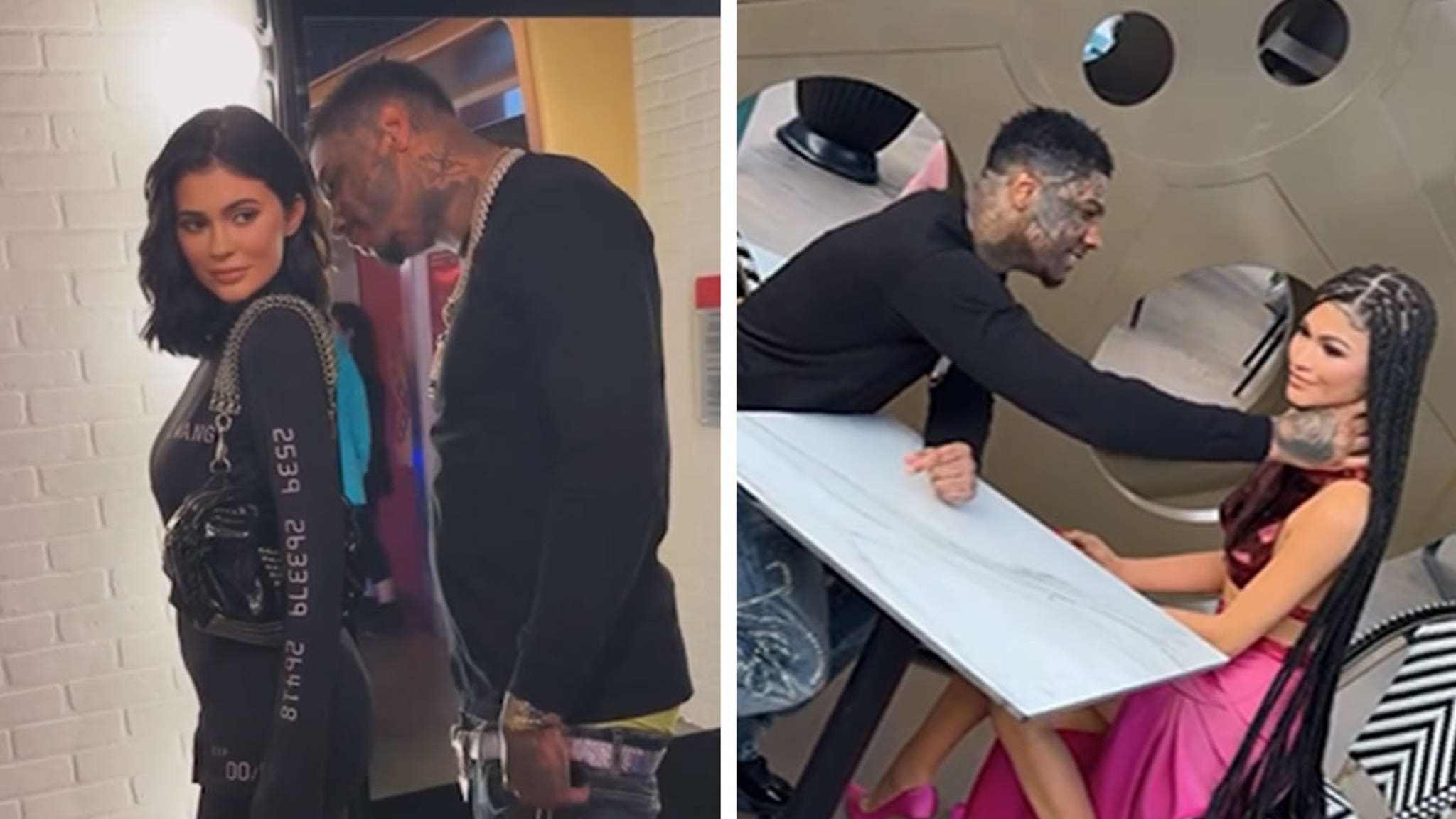 Blueface estrangula la estatua de cera de Zendaya en vídeo