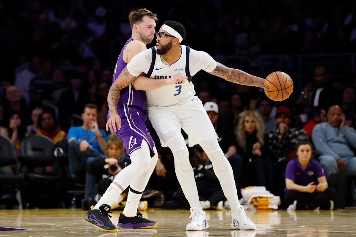 Anthony Davis anota 12 puntos en su remontada en Cypto.com Arena, mientras que Luka Dončić pierde 35 en la victoria de los Lakers