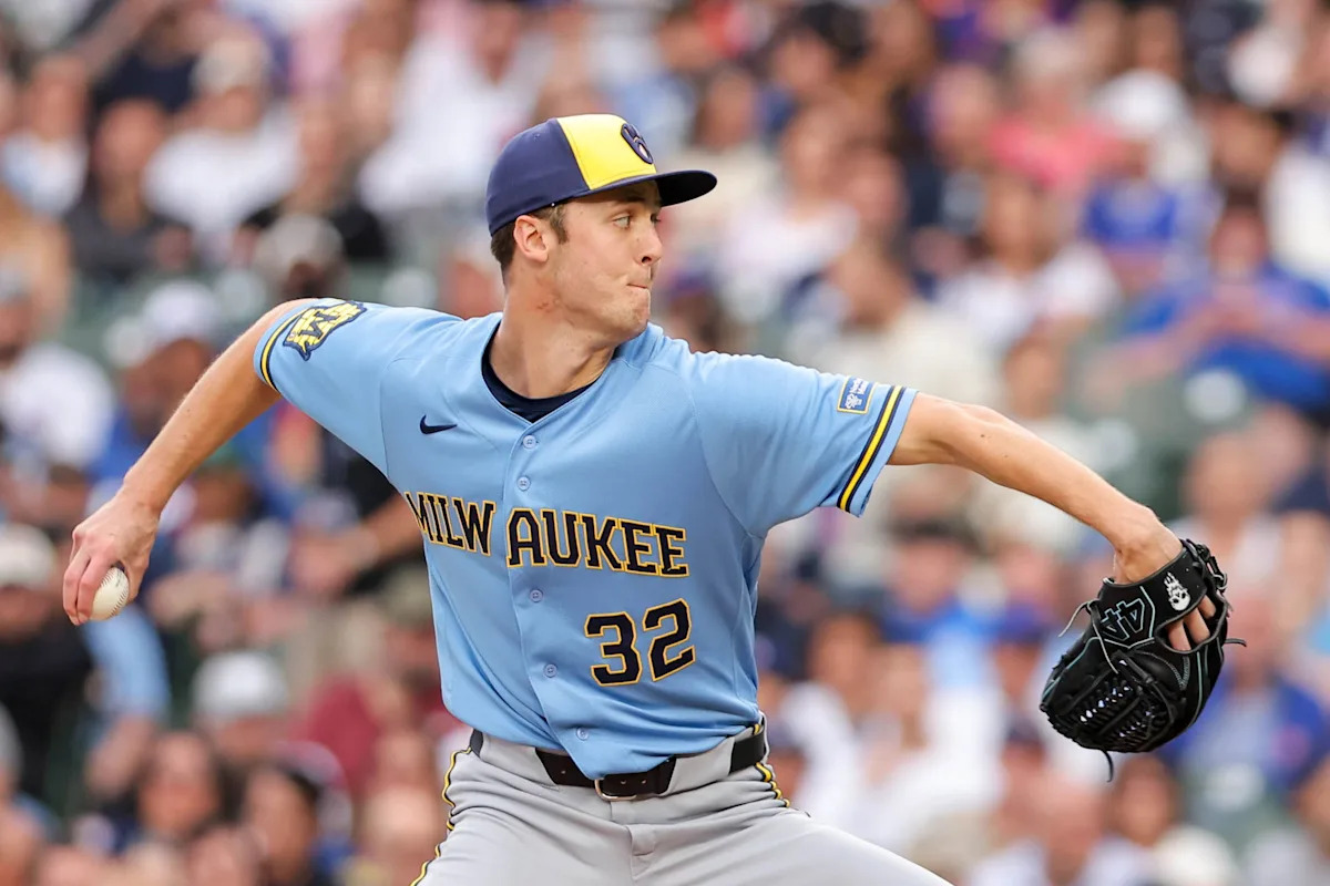 El as de los Cerveceros, Jacob Misiorowski, continúa una racha sin precedentes con 8 K en 6 entradas en blanco contra los Cachorros.