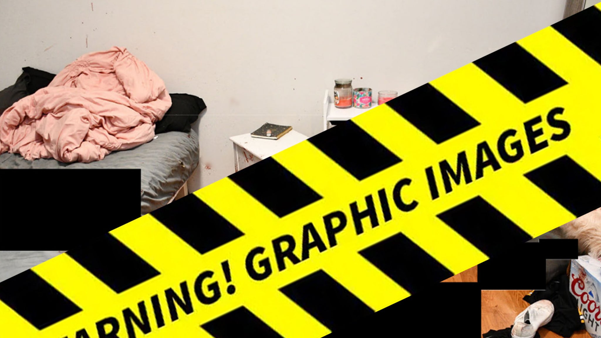 La policía publica fotos y ve las habitaciones de las víctimas