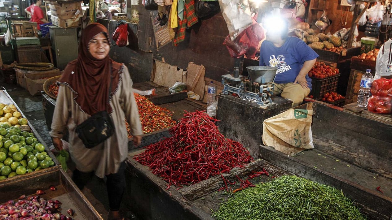 Los precios de los alimentos agotan las billeteras de los ciudadanos indonesios, BI prepara nuevas medidas para controlar la inflación