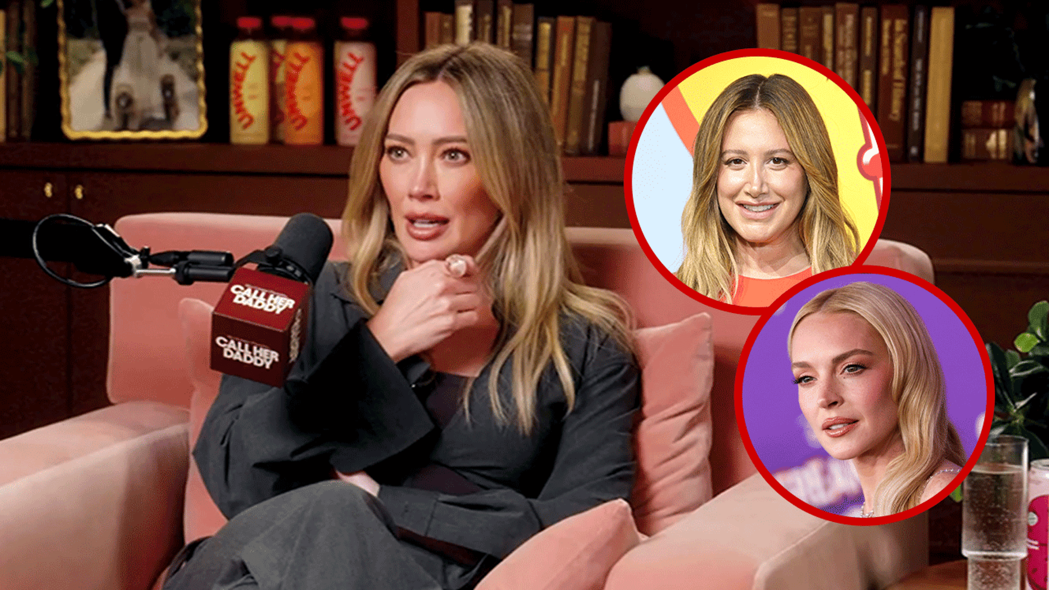 Hilary Duff habla del drama de la disputa entre Ashley Tisdale y Lindsay Lohan en ‘Call Her Daddy’