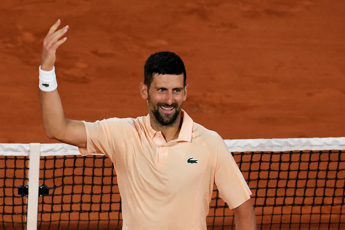 Roland-Garros: Novak Djokovic supera a Giovanni Perricard tras perder el primer set y hace historia en Grand Slam
