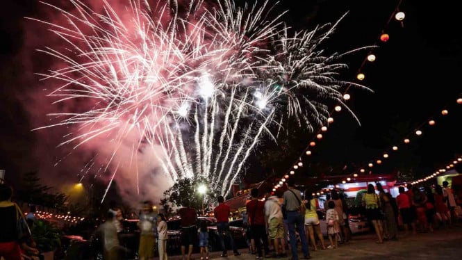 312.000 policías desplegados para garantizar la seguridad durante las celebraciones del Año Nuevo de 2026 en Indonesia