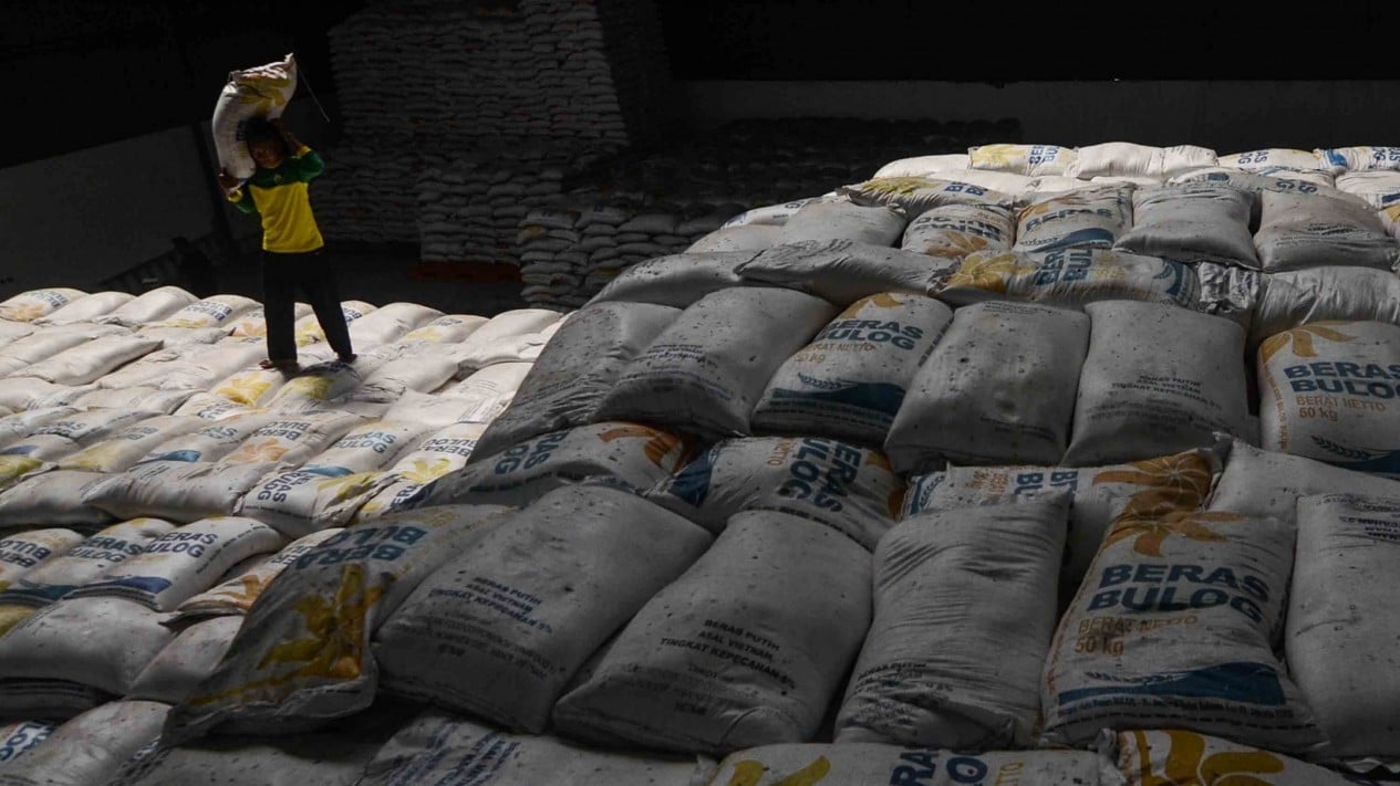 Bappenas reveló que las existencias de arroz del gobierno alcanzaron los 5,19 millones de toneladas en el primer semestre de 2026.