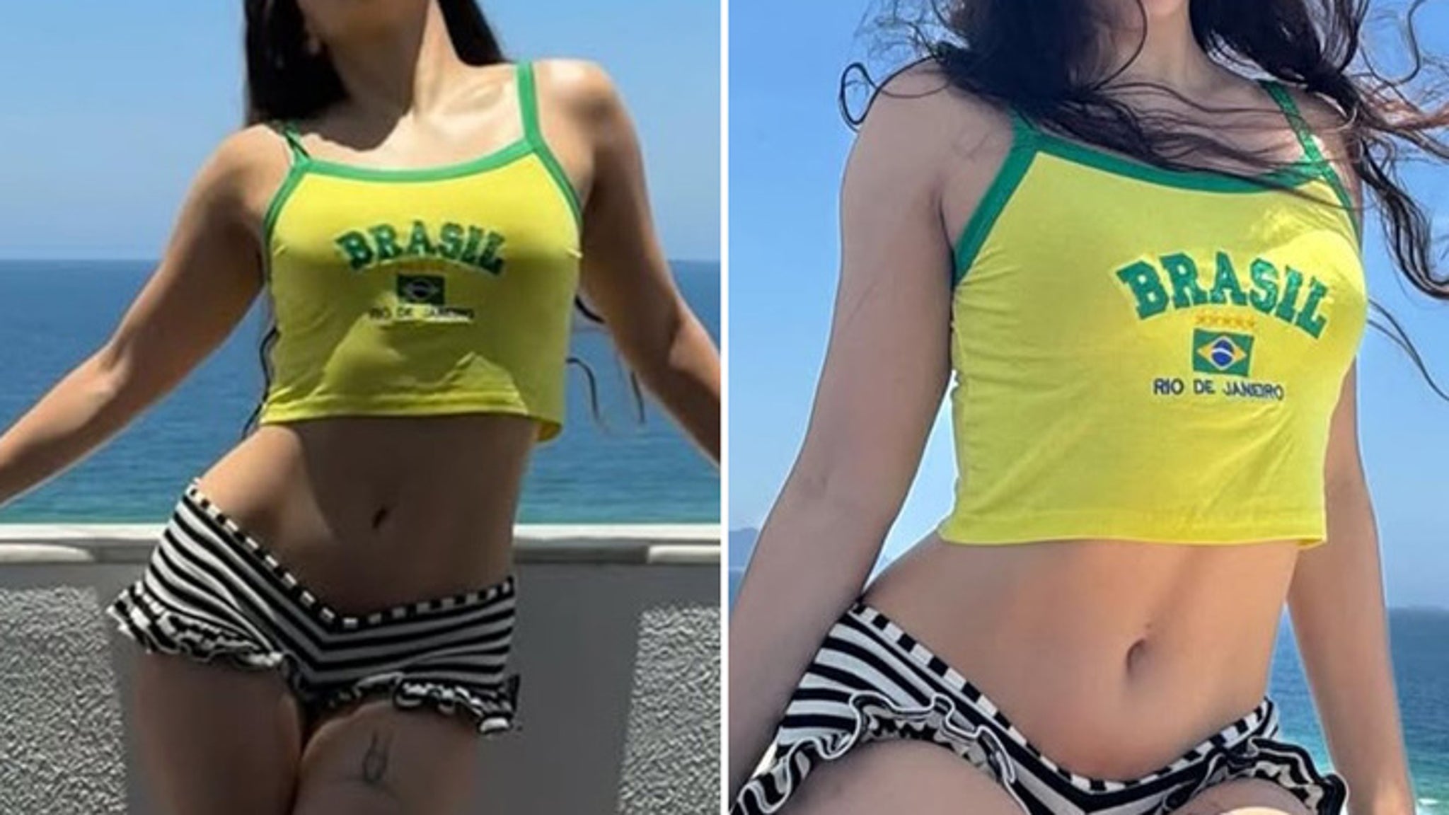 ¡Adivina la sexy cantante que lleva este top corto!