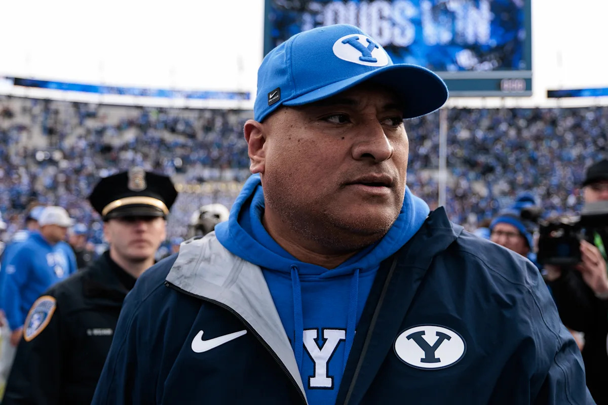 Informes: el entrenador de BYU, Kalani Sitake, rechaza a Penn State y se quedará con los Cougars