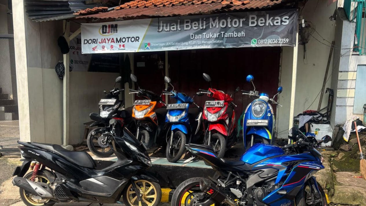 Líneas de motos usadas de muy bajo consumo de combustible, precios a partir de 4 millones de IDR