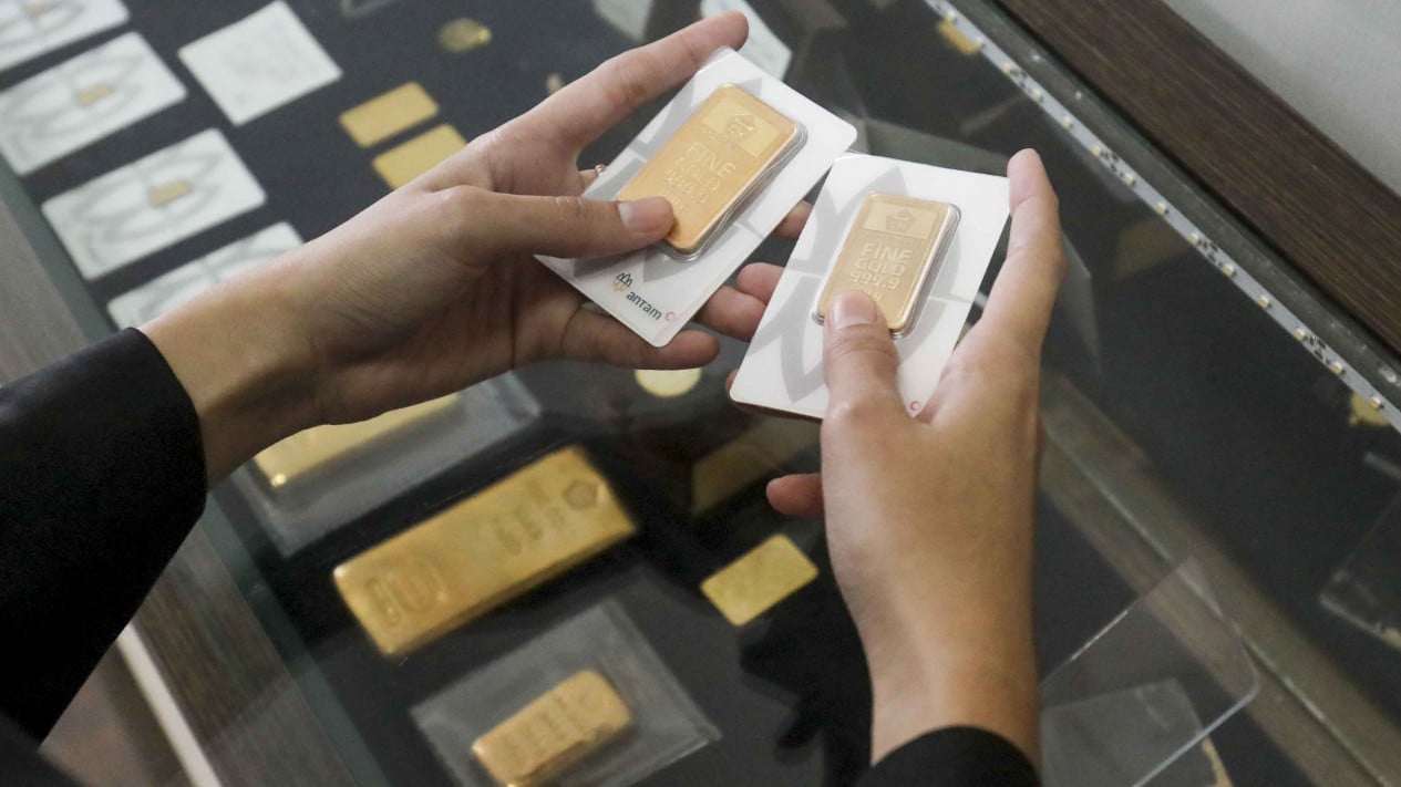 Lista de precios del oro de hoy 17 de mayo de 2026, Antam Cs cayó simultáneamente