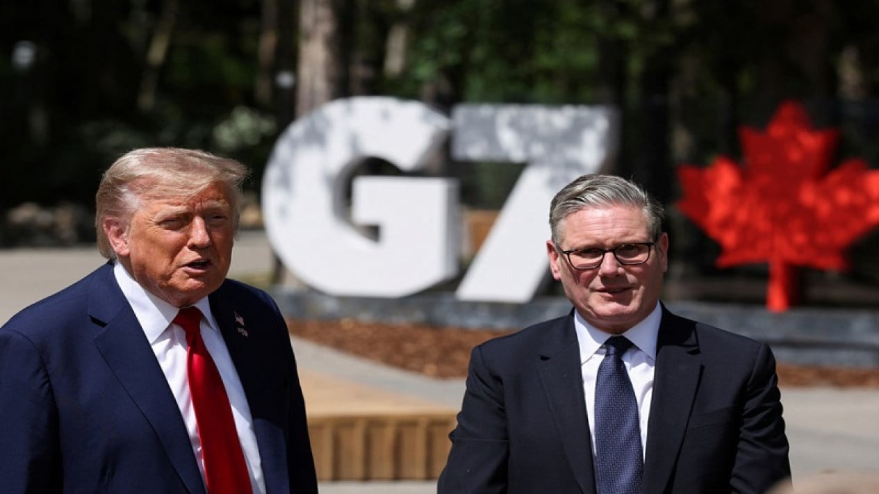 Trump sigue enojado con el primer ministro británico Keir Starmer: no es ningún Winston Churchill