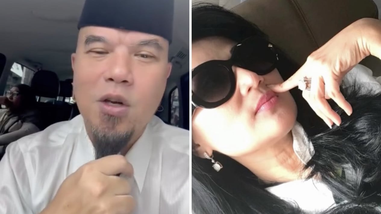 Ahmed Dhani rocía a la psicóloga Lita Goding después de tocar su vida personal