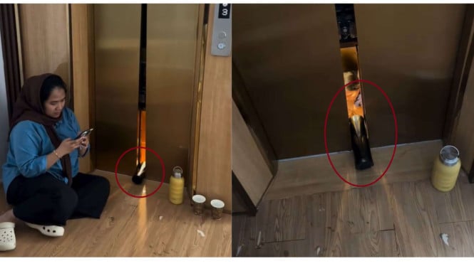 No es sólo el tumblr lo que ha sido vilipendiado en toda Indonesia, el dueño de este tumblr en realidad está siendo elogiado por su acto heroico de bloquear la puerta de un ascensor.