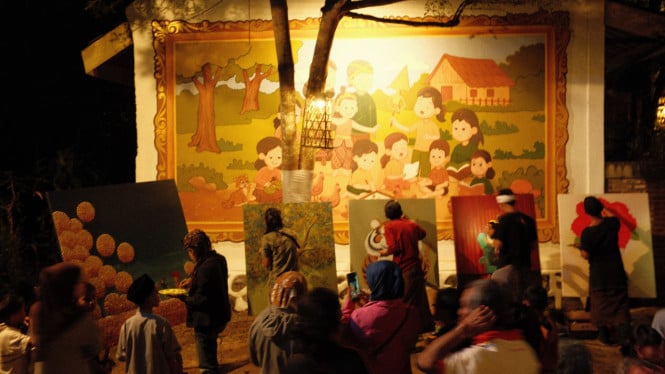 En Purbalinga, el antiguo Kodipunjam se ha transformado en el primer pueblo artístico de dibujos animados de Indonesia.