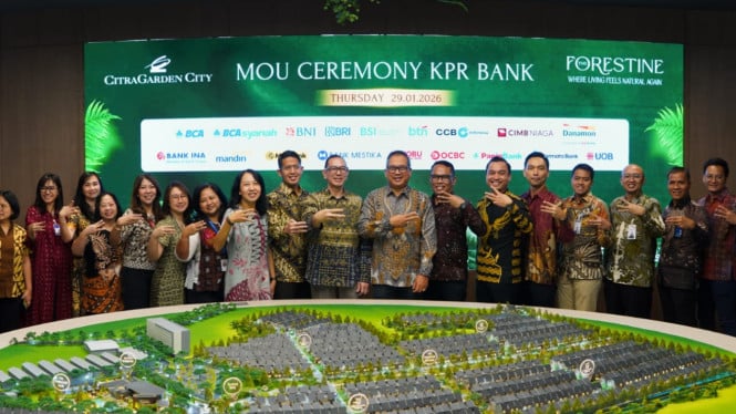 Estimular las ventas de ‘The Forestine’, Ciputra Group y Banking firman un memorando de entendimiento para KPR