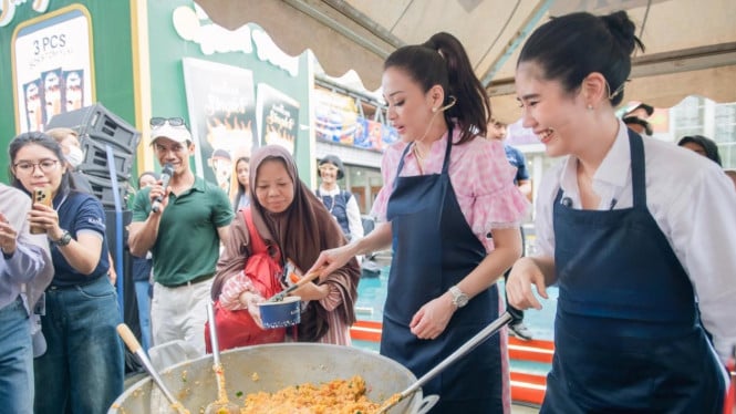 Un desfile de Maya Estantí y 300 artistas amenizaron la tarde de fiesta en Sarina