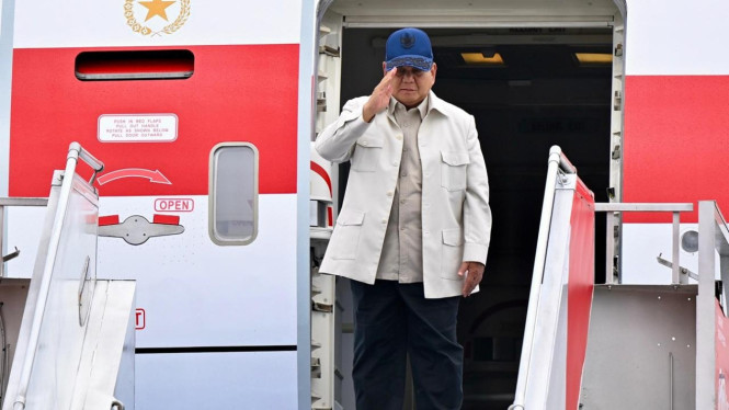 Junto con Bahlil-Cescab Teddy, Prabowo viajó a Estados Unidos para reunirse con Trump