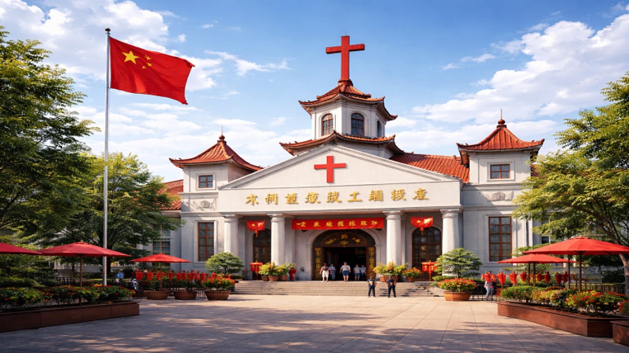 La Iglesia de los Tres Solos intenta remodelar las enseñanzas cristianas para adaptarlas a las expectativas políticas de China