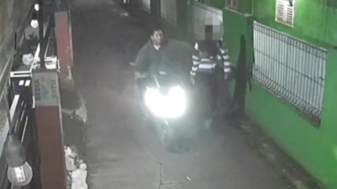 El acto de robo de senos en Sikarang, Bekasi preocupa a los residentes, la policía ahora está buscando al culpable que conducía el PCX