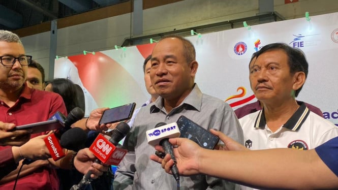 801 atletas participaron en el Campeonato Asiático de Esgrima en Yakarta, Menpora y Koni PON 2028