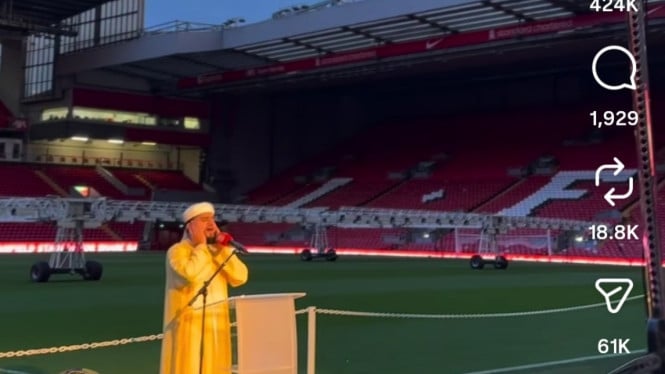 Azan resuena en la sede de Liverpool, los internautas convierten a YNWA en “No haces nada sin Alá”