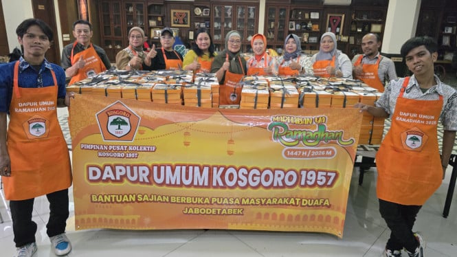 Momento de Ramadán, Kosgoro 1957 Distribuye 400 comidas diarias en Jabodetabek
