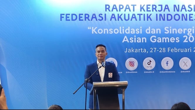 Anindya Bakri enfatiza el desarrollo de los atletas en la Reunión Nacional de Trabajo Acuático de 2026 y se centra en los estudiantes atletas y la diáspora