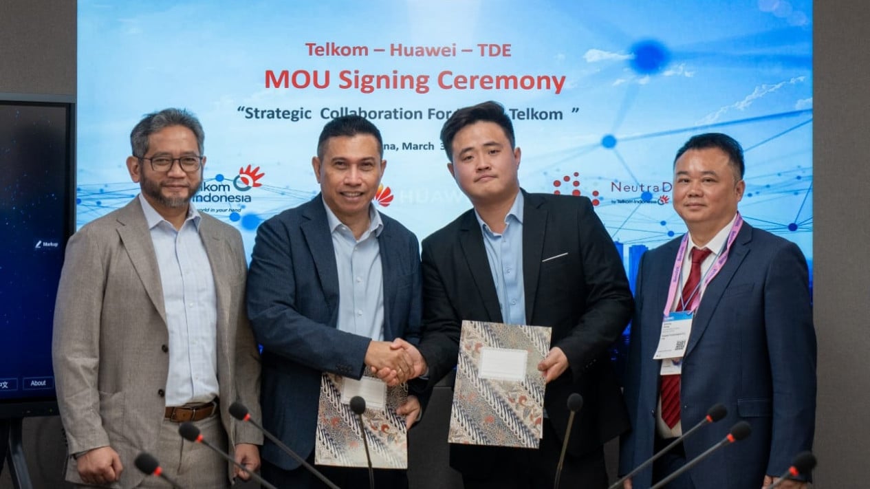 Fortaleciendo la infraestructura digital y el ecosistema de centros de datos, TelkomGroup y Huawei firman un memorando de entendimiento estratégico