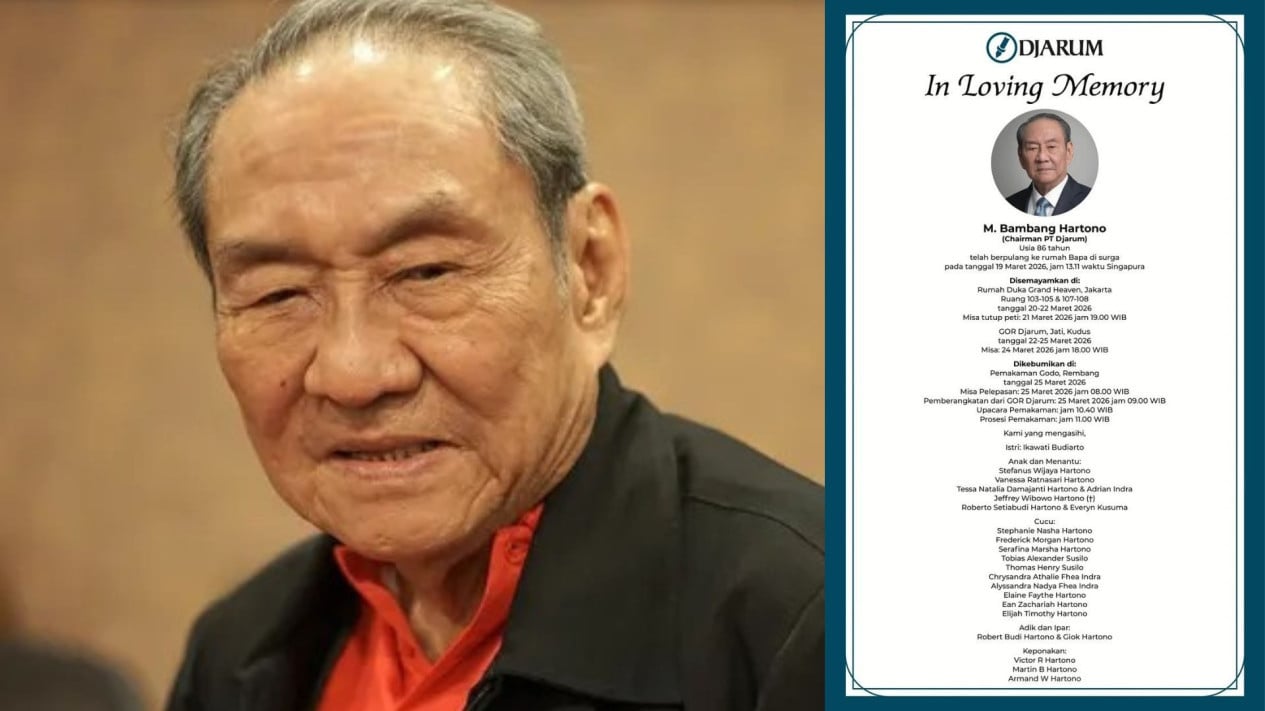 El jefe del grupo Dezerum, Michael Bambang, será enterrado en Hartono Rembang